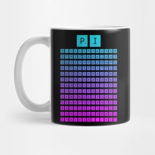Pi Chart (Blue Pink) Mug